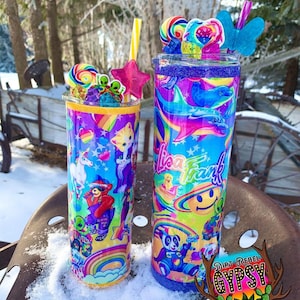 SUBLIMATION rainbow tumbler
