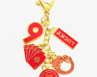 2024 Feng Shui The Lucky 9 Charm Amulet Keychain