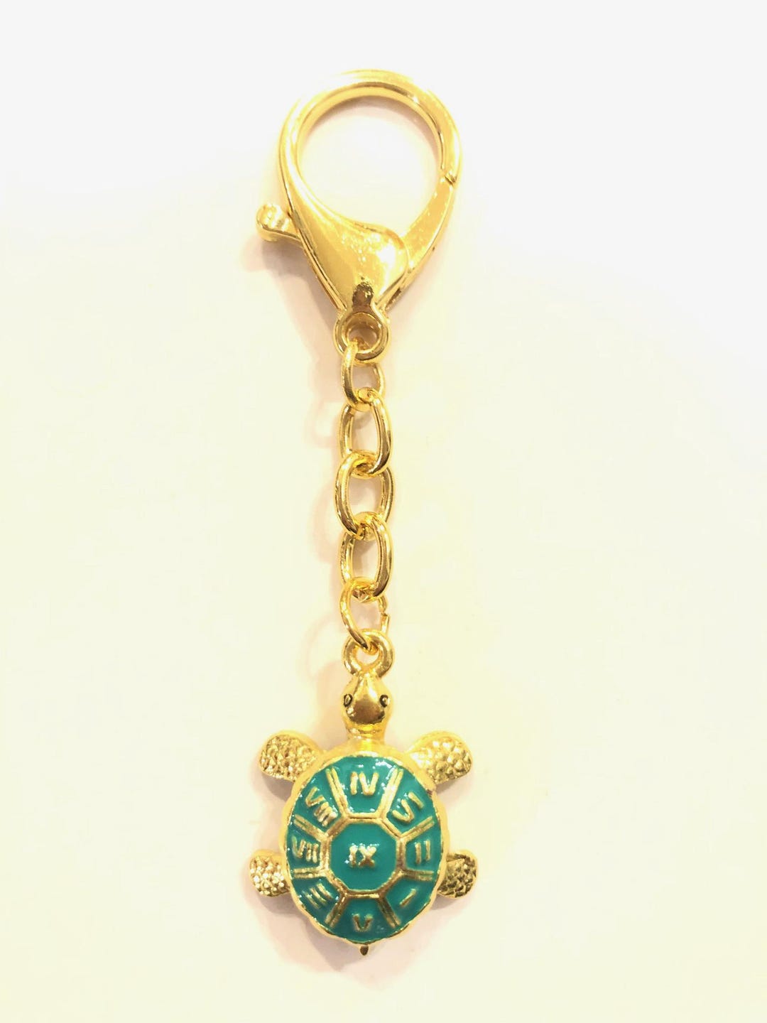 2026 Feng Shui Period 9 Tortoise Amulet Keychain - Etsy