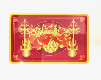 Feng Shui 2026 Three 3 Celestial Guardians Plaque With