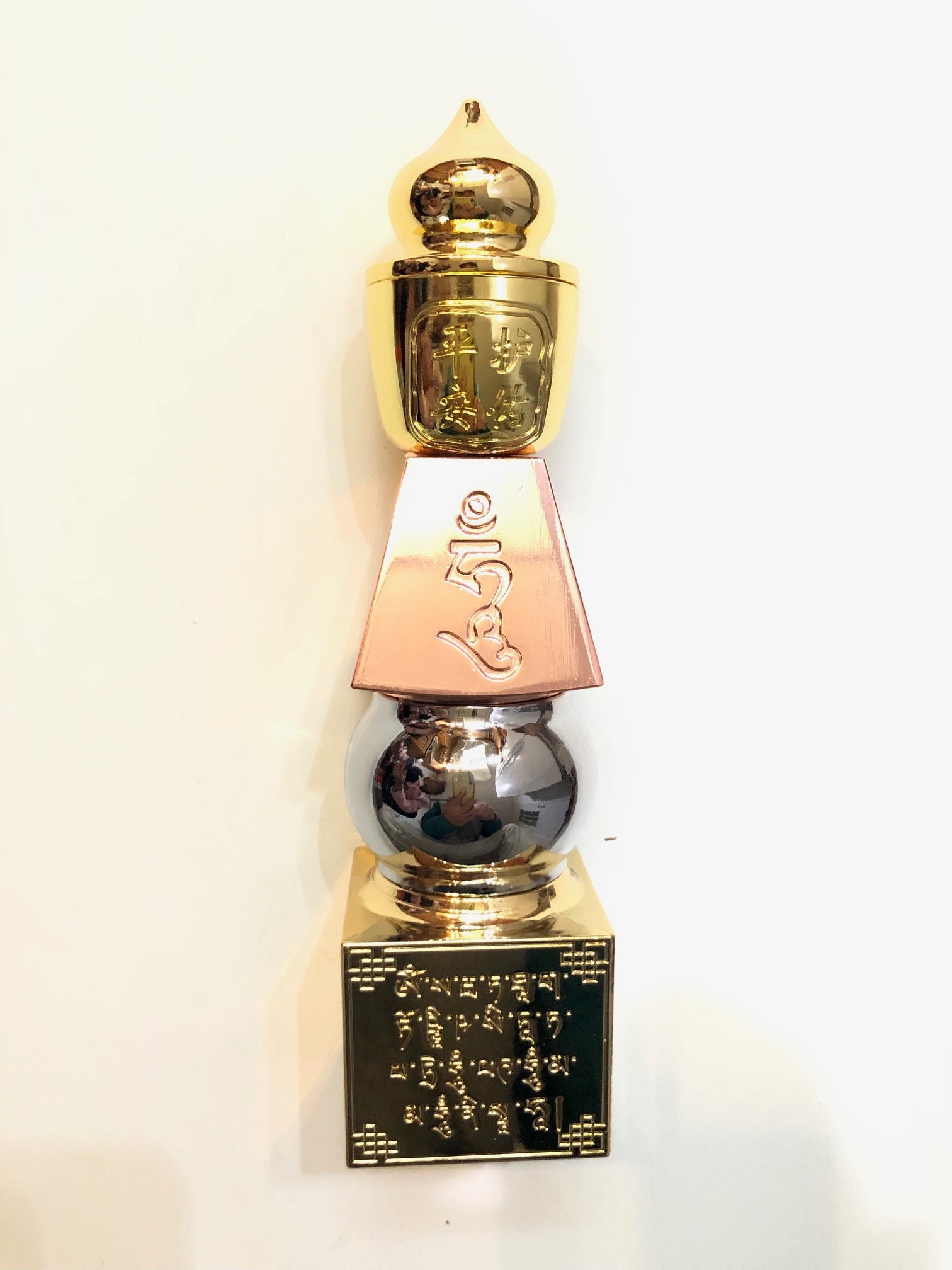Figura feng shui Pagoda de los cinco elementos para la salud y familia | Tienda Feng Shui