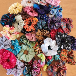 Cotton Hair Scrunchies