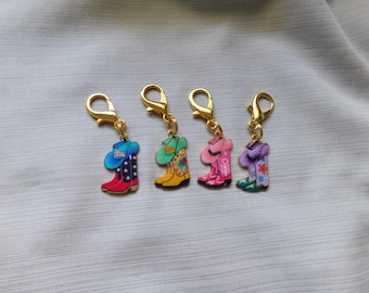 Cowboy Hat and Boots - Clip on Charm