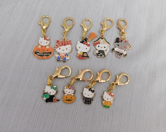 Hello Kitty Halloween Clip on Charms - 9 Options