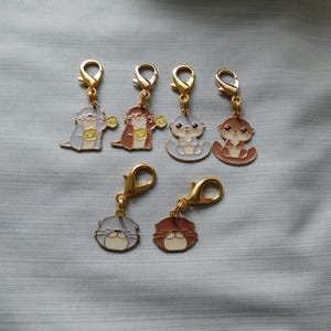 Beaver Clip on Charm, Dangle Charm. Ideal for bag, wallet, purse, keychain and more!!