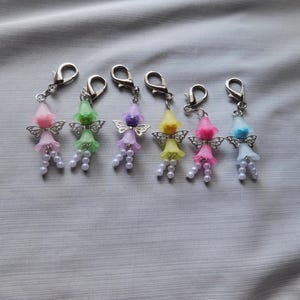 Fairies Clip on Charm, Bag Charm, Place on Gift and more!!