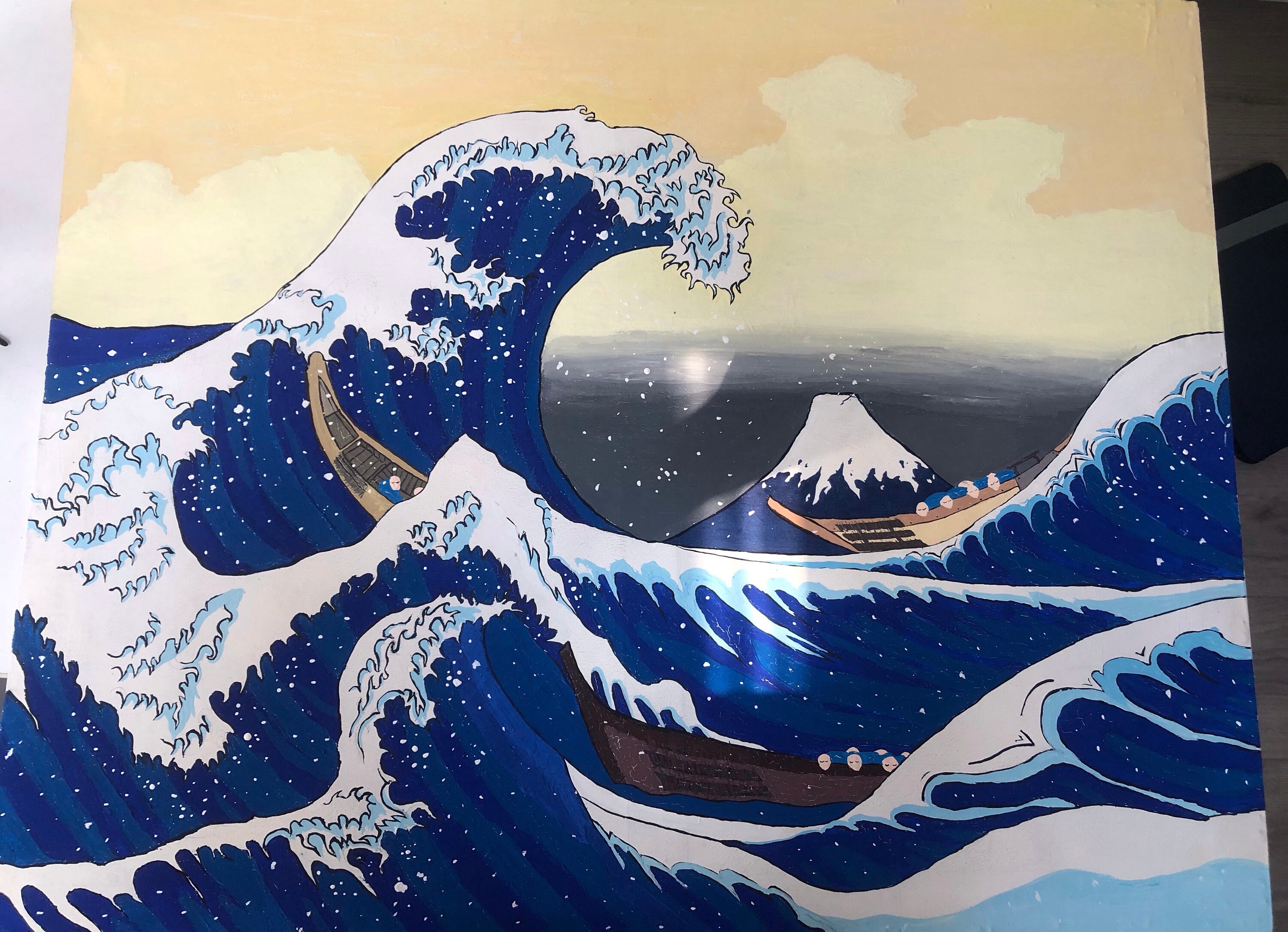 Reproduction Géante de La Grande Vague Kanagawa