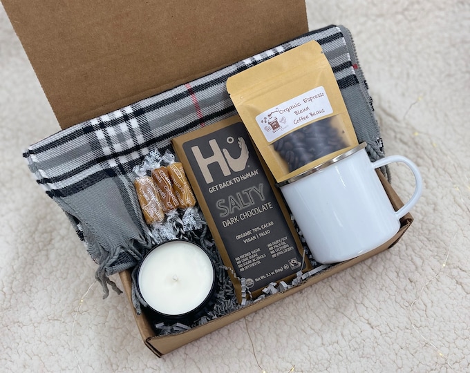 Cozy hygge gift set, Self care gift box, Cozy Hygge Gift with blanket, winter gifts, Sending Sunshine Gift Basket For Her, Hygge Gift Box