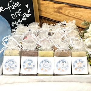 Oh Baby Under the Sea Animals for A Boy Personalized Soap Favors Baby Shower prizes Thank you gift From My Shower to Yours Whale Fish Crab