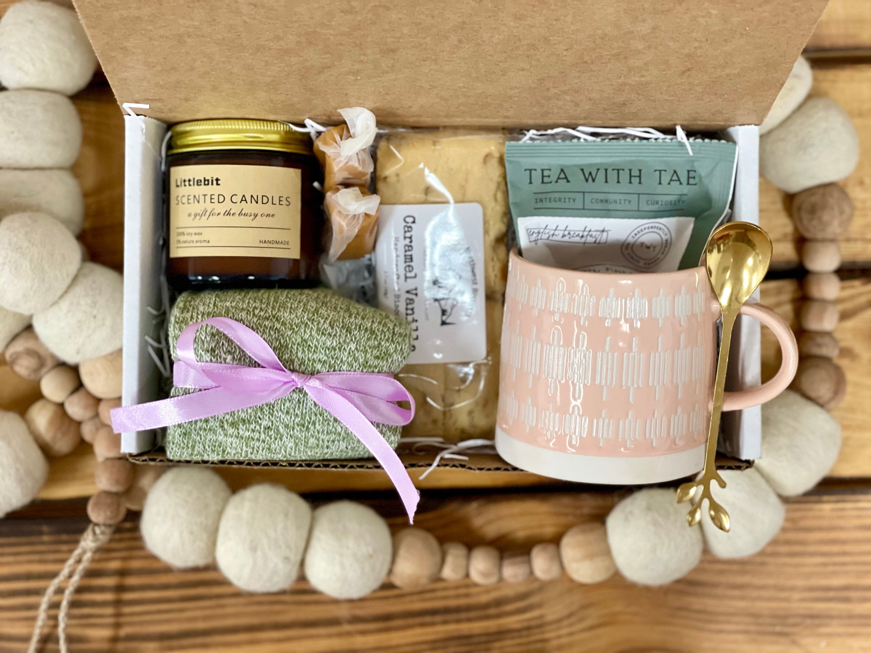Cozy Winter Gift Box, Christmas Gift Basket, Holiday Gift