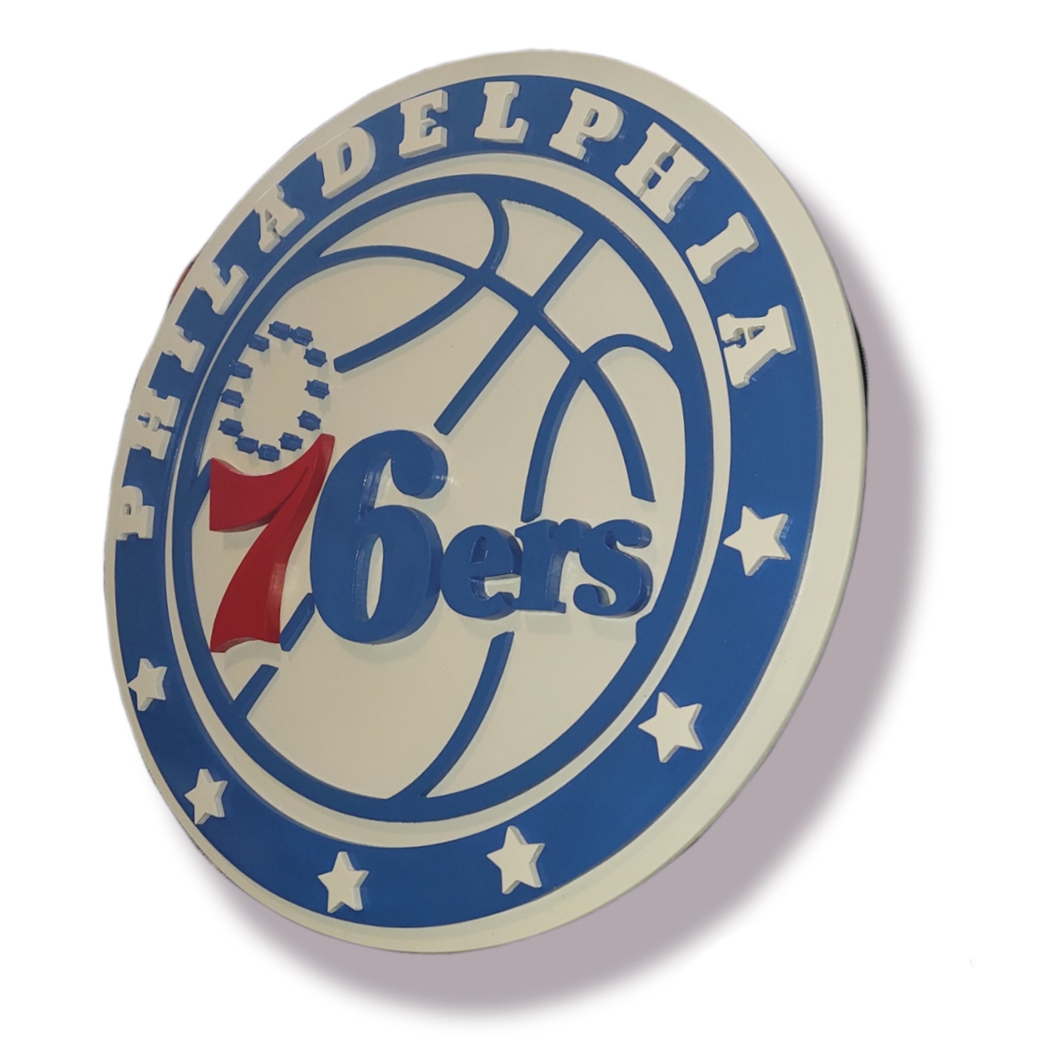 Philadelphia 76ers Chrome Decal - Wells Fargo Center Philly Shop