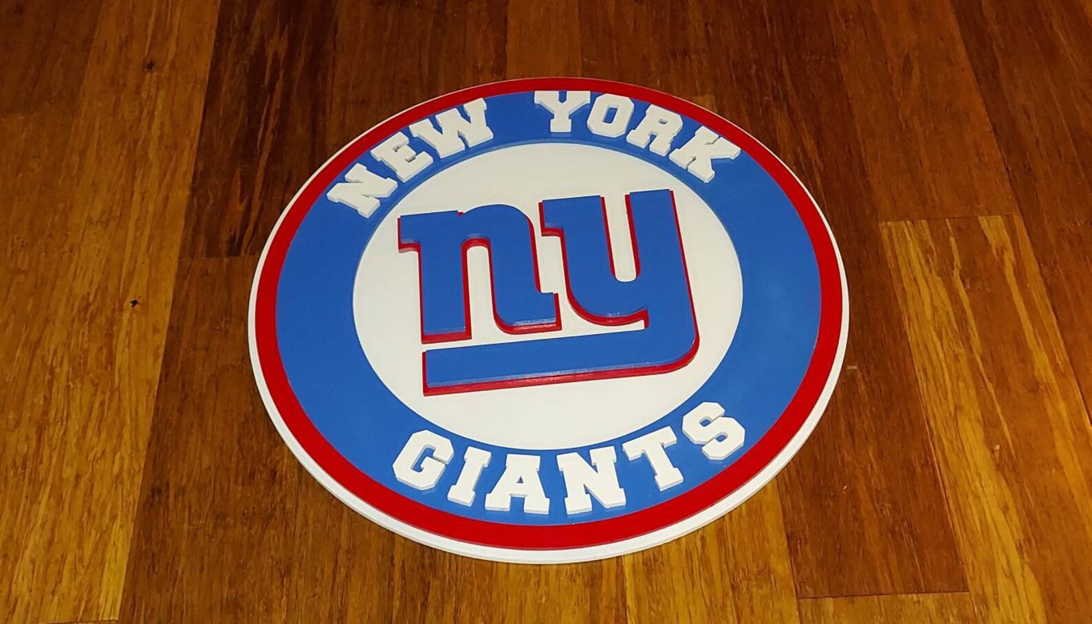 3D New York Giants Wooden Wall Sign. Football Wall Decor for Etsy