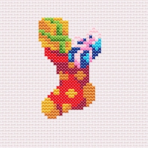 Christmas Stocking Cross Stitch PDF Pattern