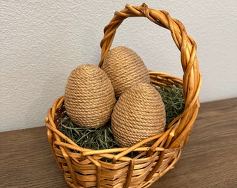 Jute Spring Easter Egg | Bowl Fillers Yarn | Set of 3 |