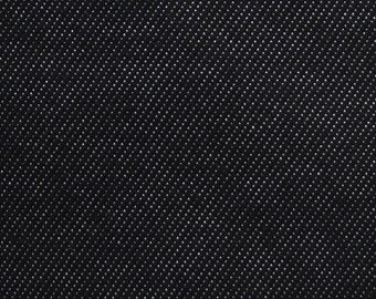 0,5m Alpenfleece Denim Optik Schwarz / Grau Jeansoptik Jeanssweat