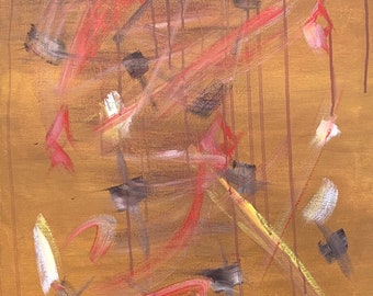 Original Artwork Abstract Painting "War Paint" by Matt Makela Acrylic on Canvas