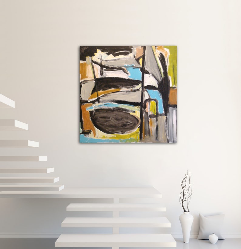 Original Artwork Abstract Painting Glad by Matt Makela Acrylic on Canvas image 2