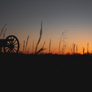 Civil War Cannon Silhouette | Civil War Battlefield | Landscape Photography