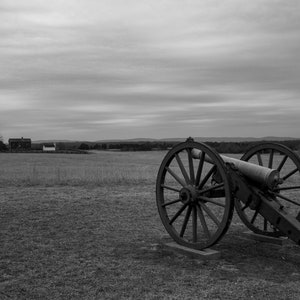 Civil War Battlefield | Manassas Virginia | Black and White Photography