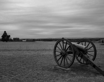 Civil War Battlefield | Manassas Virginia | Black and White Photography