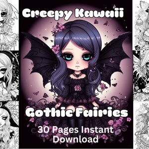 Creepy Kawaii Gothic Fairies