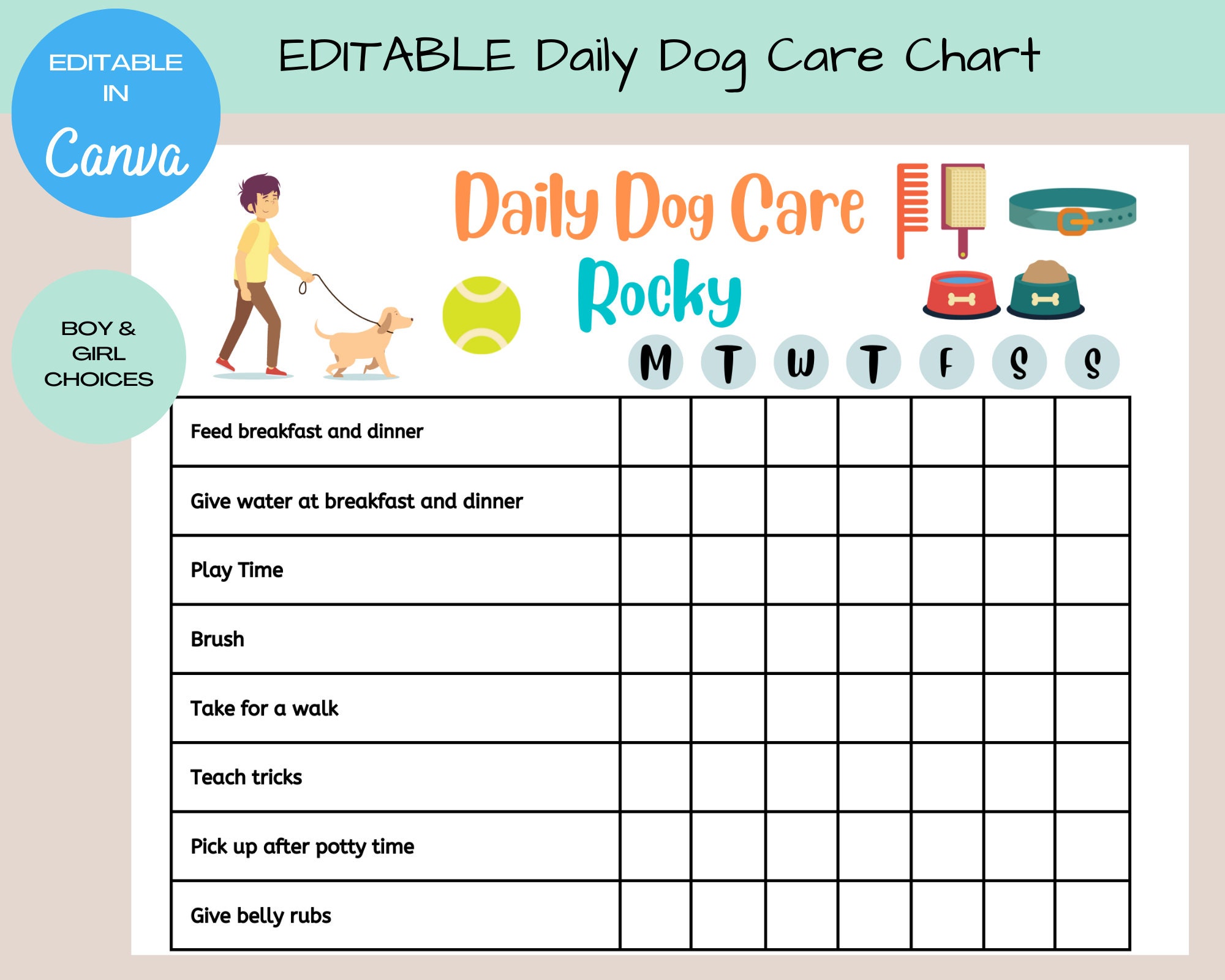 dog-care-printable-planner-dog-care-tracker-puppy-feeding-ireland