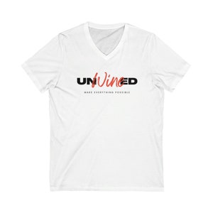 Unisex Jersey Short Sleeve V-Neck Tee