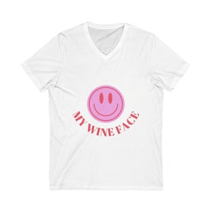 Unisex Jersey Short Sleeve V-Neck Tee