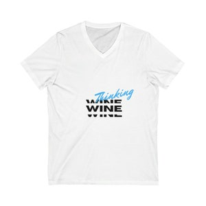 Unisex Jersey Short Sleeve V-Neck Tee