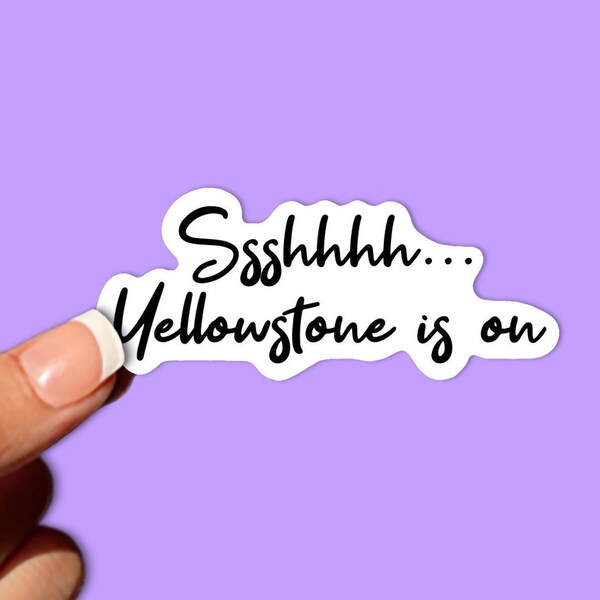 Yellowstone Iron on Decals Etsy