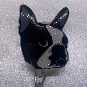 Boston Terrier Badge Reel / Boston Terrier / Badge Reel / Dog Lover / Dog Badge Reel / Terrier / Handmade