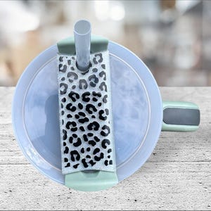 Leopard Print Stanley Cup Topper: Tumbler Accessory