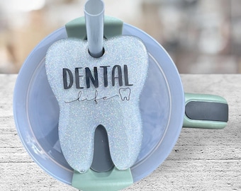 Dental Life Stanley Cup Topper: Tooth Tumbler Accessory