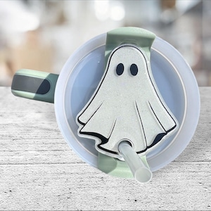 Stanley cup Topper, ghost , Halloween, Stanley Accessories, spooky, boo, tumbler topper