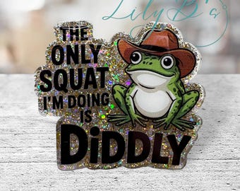 Frog Badge Reel: Interchangeable Acrylic Face, Retractable Lanyard