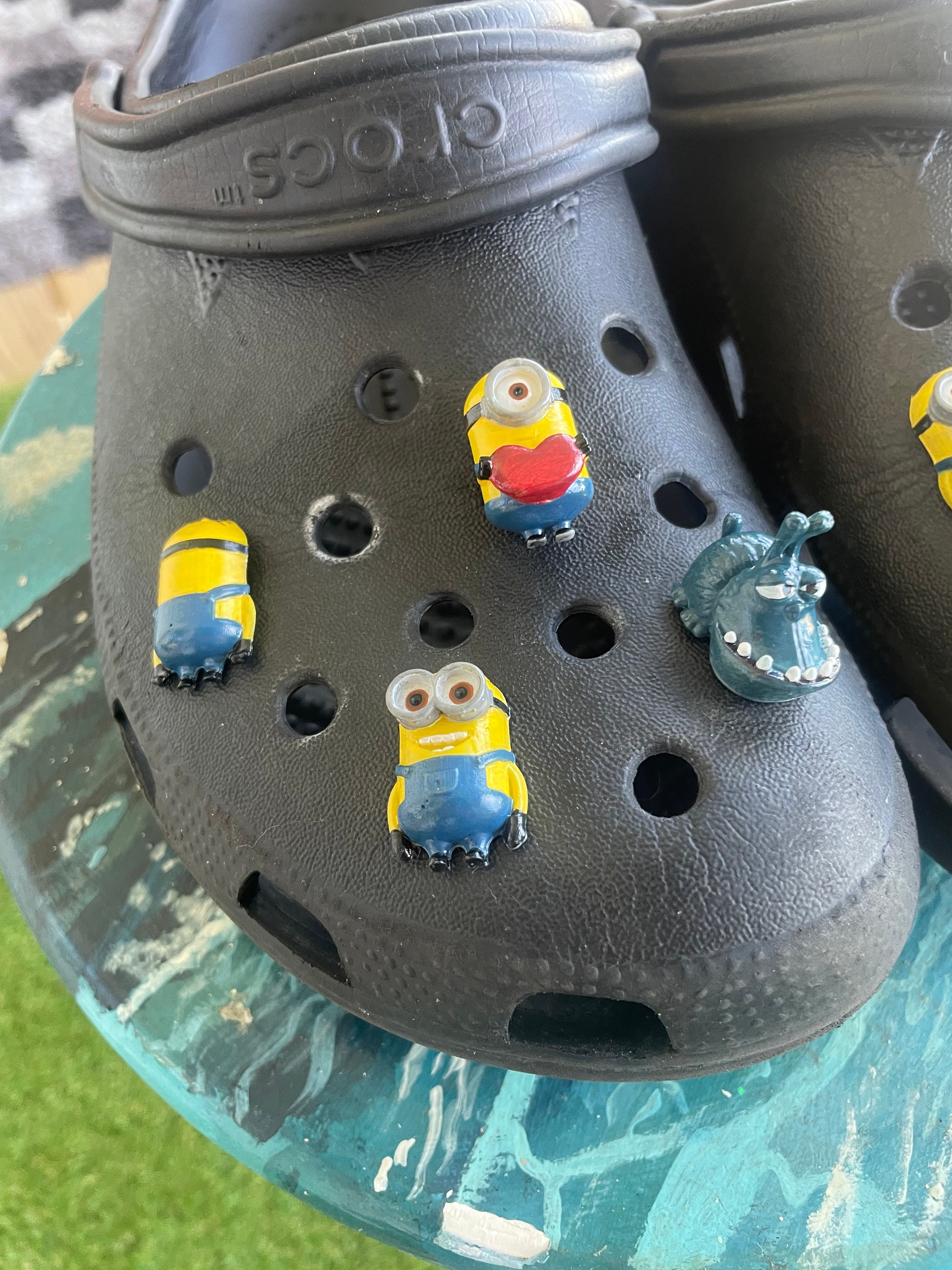LIMITED EDITION MINIONS Jibbitz Croc Charm Hand Painted Etsy