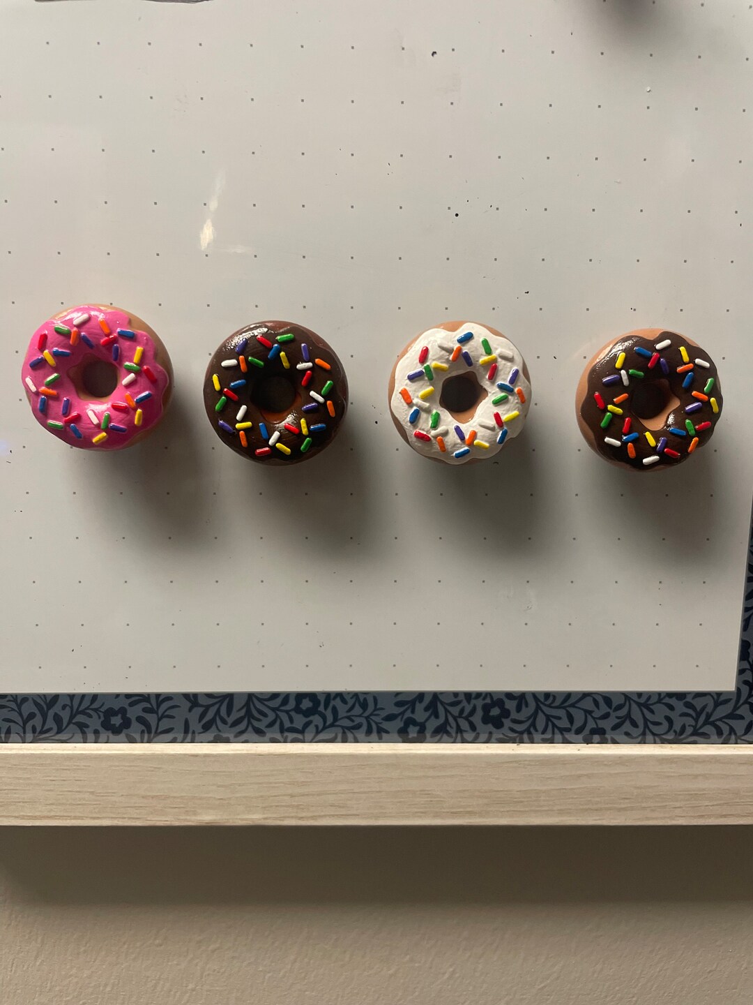 Donut Hand Painted Fridge Cute Gift Idea Birthday Gift Etsy