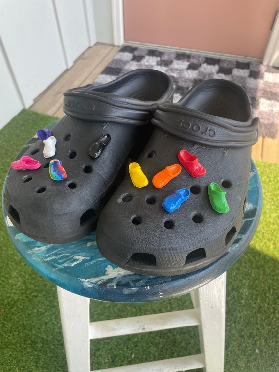 Bank handelaar Maakte zich klaar Buy Crocs for Crocs Jibbitz Croc Charm Hand Painted Shoe Online in India -  Etsy