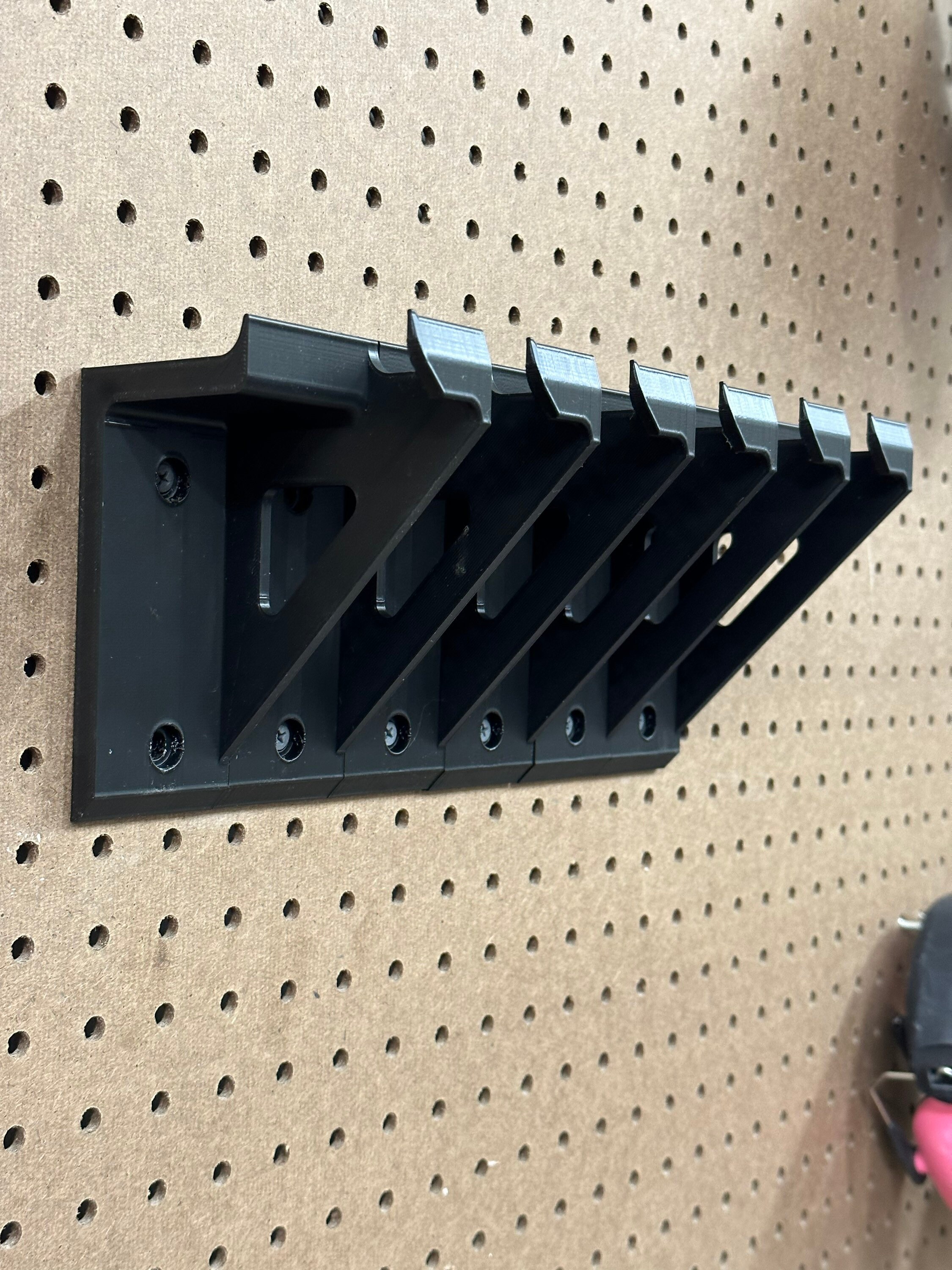 Hammer Holder Screw Into Pegboard or Wall Holds 6 Hammers Etsy