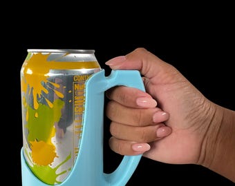 Portable 12oz Can Holder: Energy Drink Insulator