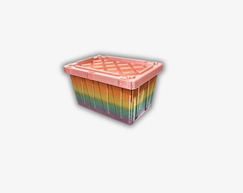 Valentine's Day Special Edition Mini Desktop Storage Tote Fun Stackable Organizer