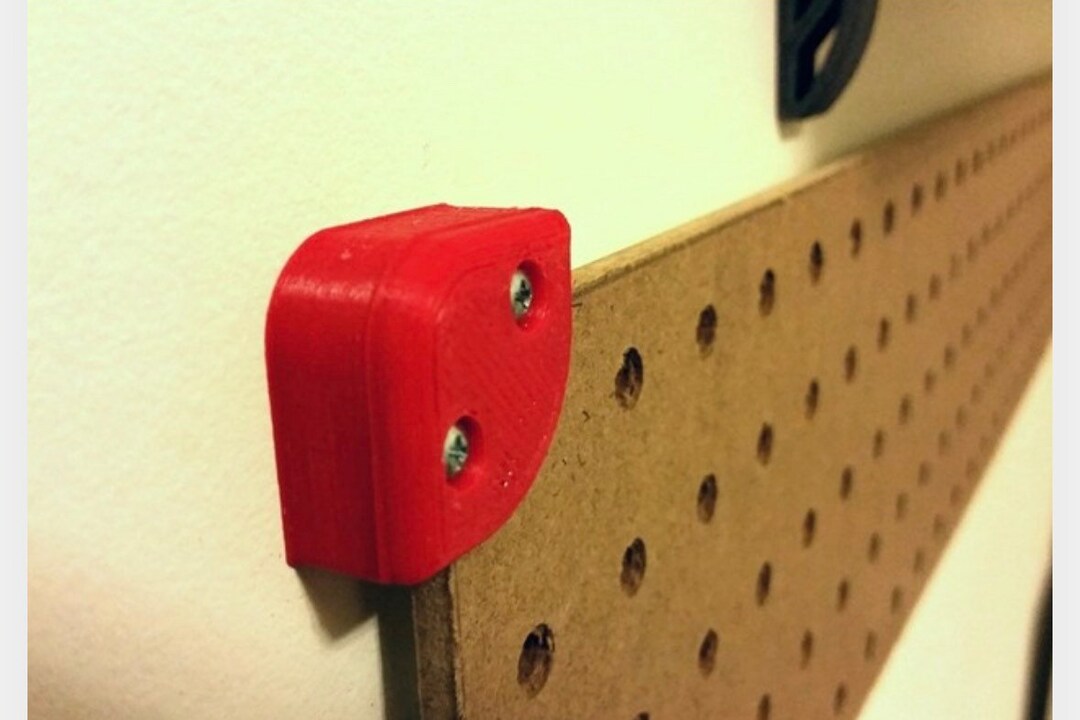 Pegboard Bracket Peg Board Wall Brace4pc Etsy