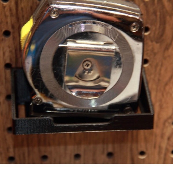 3d Pegboard Tape Measure Holder Etsy