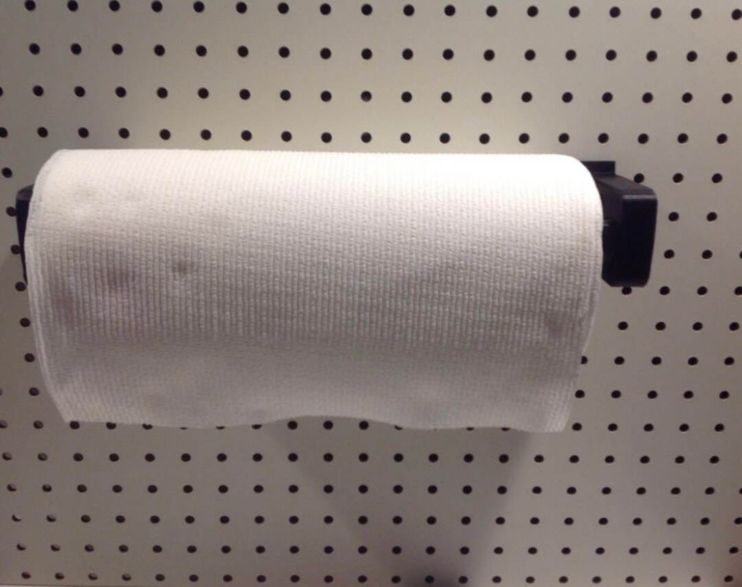 Paper Towel Holder Pegboard Towel Holder Paper Towel Etsy