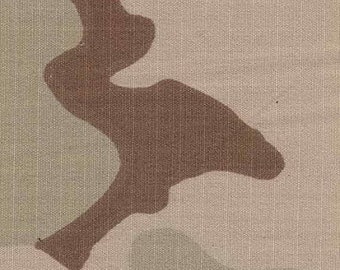 3 Color Day Desert  Desert Storm  Camouflage Fabric Ny/co Ripstop  Nylon Cotton Camo Ripstop Medium Weight Twill Gabardine
