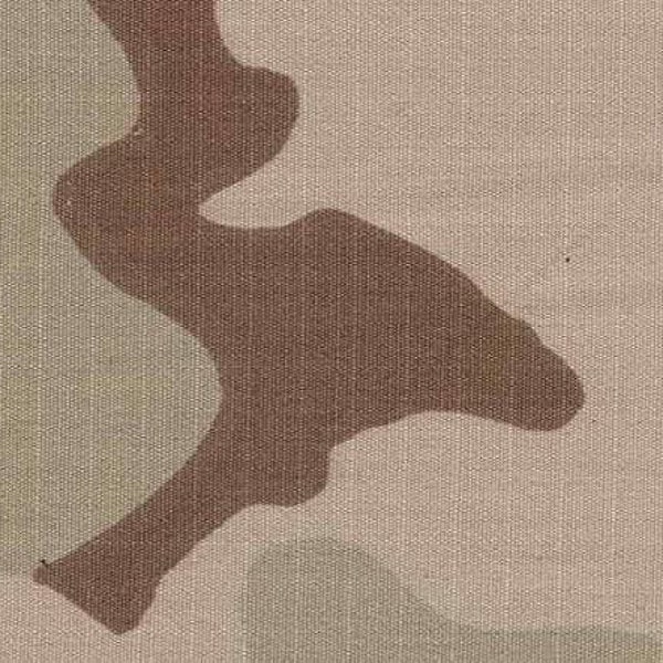 3 Color Day Desert  Desert Storm  Camouflage Fabric Ny/co Ripstop  Nylon Cotton Camo Ripstop Medium Weight Twill Gabardine
