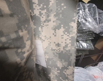 70 d nylon ACU univ urethane dwr  Water Repellent ACU digital OEM  Camouflage Fabric Ny/co Nylon Cotton Camo Nylon water Repelent black back