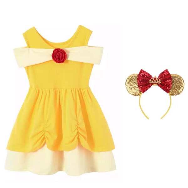 Belle Dress and Ears set Beauty Dress