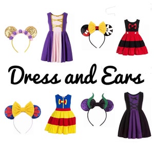 Princess Dress and Mouse Ears Set