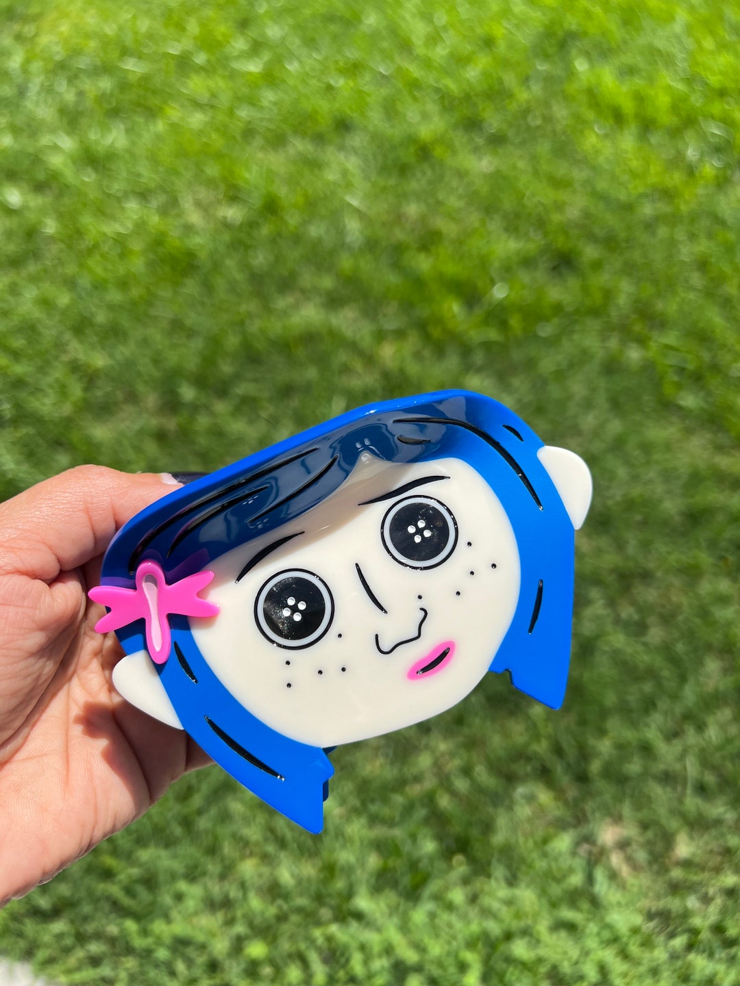 Coraline Hair Claw Clip Etsy